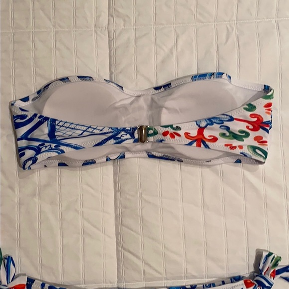 Colorful Bikini Top and Bottom - Picture 4 of 5